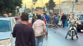 Accidente en Texmelucan deja heridos a motociclistas en carretera a San Salvador El Verde