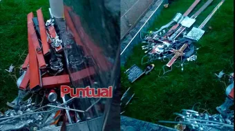 Detienen a mujer por robo de cruces en panteón de San Baltazar Temaxcalac