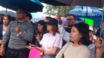 Se mantiene protesta y paro en el Tec Nacional de México Texmelucan 
