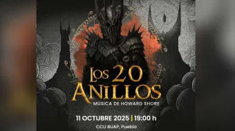 “Los 20 anillos” tour 2025 llega a Puebla con la magia de El Señor de los Anillos