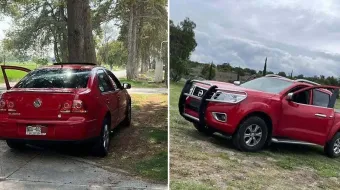 Robo violento en Tecamachalco: encapuchados sustraen cuatro vehículos y 180 mil pesos