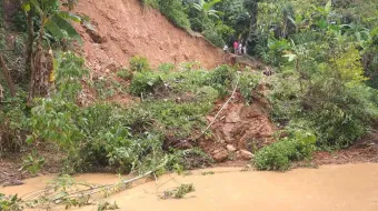 Más de 80 localidades afectadas por lluvias en la Sierra Negra de Puebla