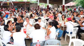 El Tepetate, en Xicotepec, agradeció a todo el personal que los auxilió en el desastre por lluvias