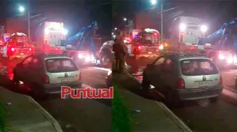 Policía asegura pipas con combustible ilícito en Texmelucan, Puebla