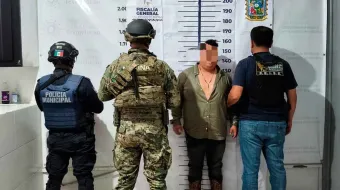 Cae en Texmelucan hombre buscado por secuestro; participó la FGR y policía municipal