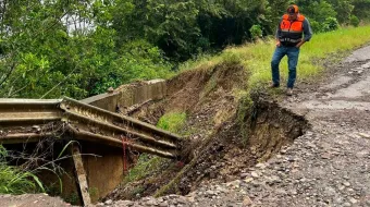 FOTOS. Inundaciones, deslaves y familias evacuadas en Francisco Z Mena