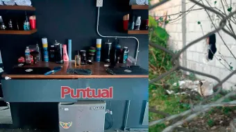 Tercer robo con el mismo método en Texmelucan: saquean la “Barbería Reyes”