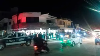 Se enfrentan alumnos de prepas en Texmelucan; riña movilizó a policías 
