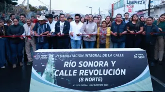 Ariadna Ayala fortalece infraestructura urbana con rehabilitación de Río Sonora
