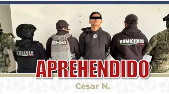 iscalía captura a joven señalado por incendio del bar La Coss tras cateo en San Lucas Atoyatenco