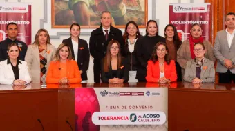 Fortalece Pepe Chedraui espacios seguros para niñas, adolescentes y mujeres con firma de convenio "Tolerancia Cero al Acoso Callejero"