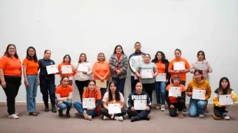 Mujeres terminaron Curso de Defensa Personal en Huauchinango
