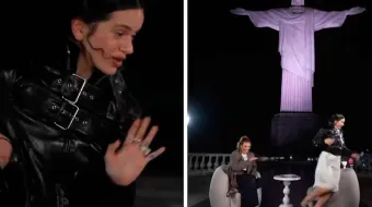 Rosalía se vuelve viral en Brasil: huye de una cucaracha durante entrevista y causa furor en redes