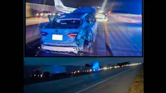 ChatGPT Plus  Avión aterriza de emergencia en la I-95 de Florida y provoca choque con un automóvil