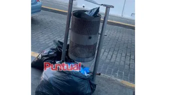 Alertan sobre desechos infecciosos tirados en calles de Texmelucan