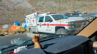 Rescate de emergencia en el glaciar de Jamapa moviliza a cuerpos de auxilio