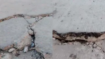 Denuncian fallas en reparaciones del Carril a San Cristóbal tras nuevos hundimientos