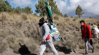 e la Rosa de Plata reúne a peregrinos rumbo al Citlaltépetl en honor a la Virgen de Guadalupe