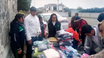 Conalep realiza exitosa campaña Abrigatón y entrega 500 prendas en Canoas Altas