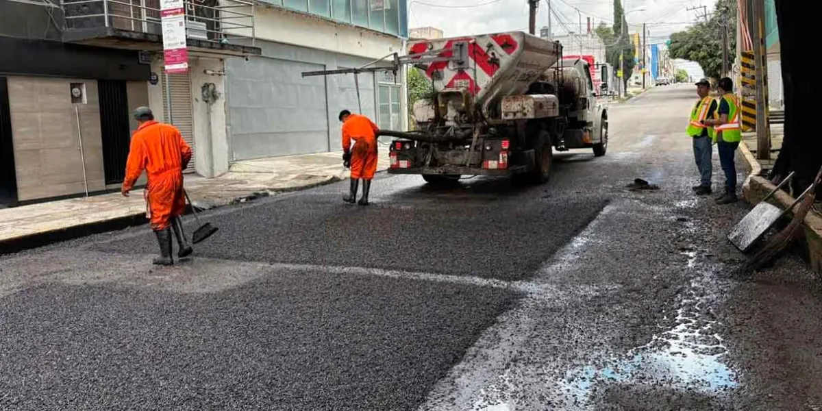 Campaña Capitalina Bacheando Puebla, un programa integral de mantenimiento vial