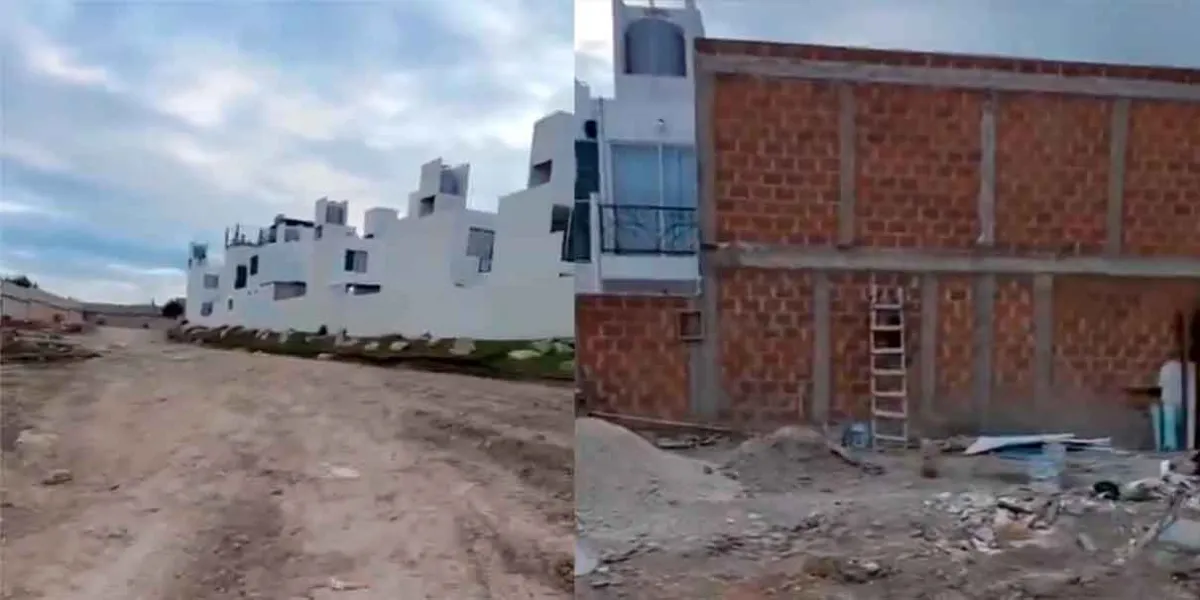 Vecinos de Totimehuacan acusan a Ignia Bienes Raíces por viviendas defectuosas