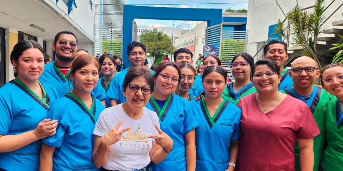 Intensa campaña desarrolla la doctora Lilia Cedillo por la rectoría de la BUAP