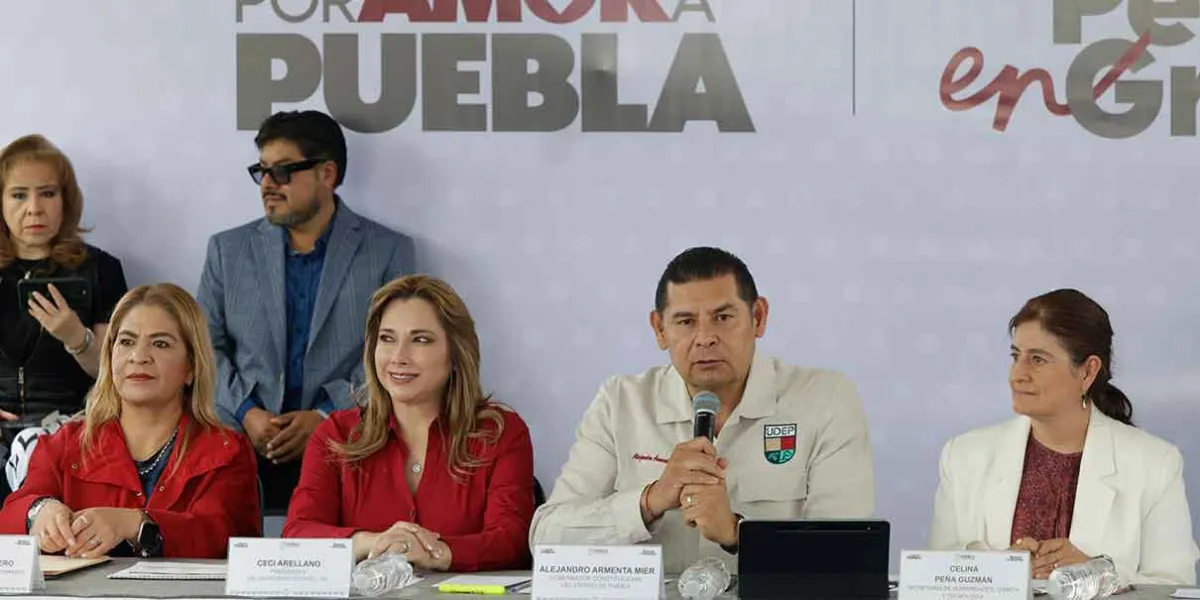 Puebla: Alejandro Armenta reconoce liderazgo de Claudia Sheinbaum en la Cuarta Transformación