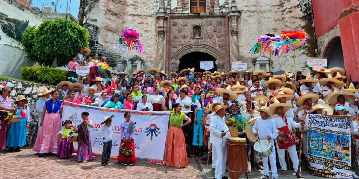 Color, música y tradición en Atlixco con el tradicional convite del Atlixcayotontli