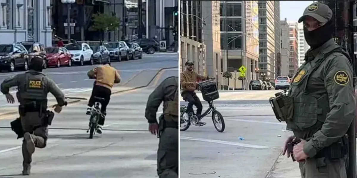 Así repartidor escapó del ICE en Chicago… más rápido que Speedy Gonzales