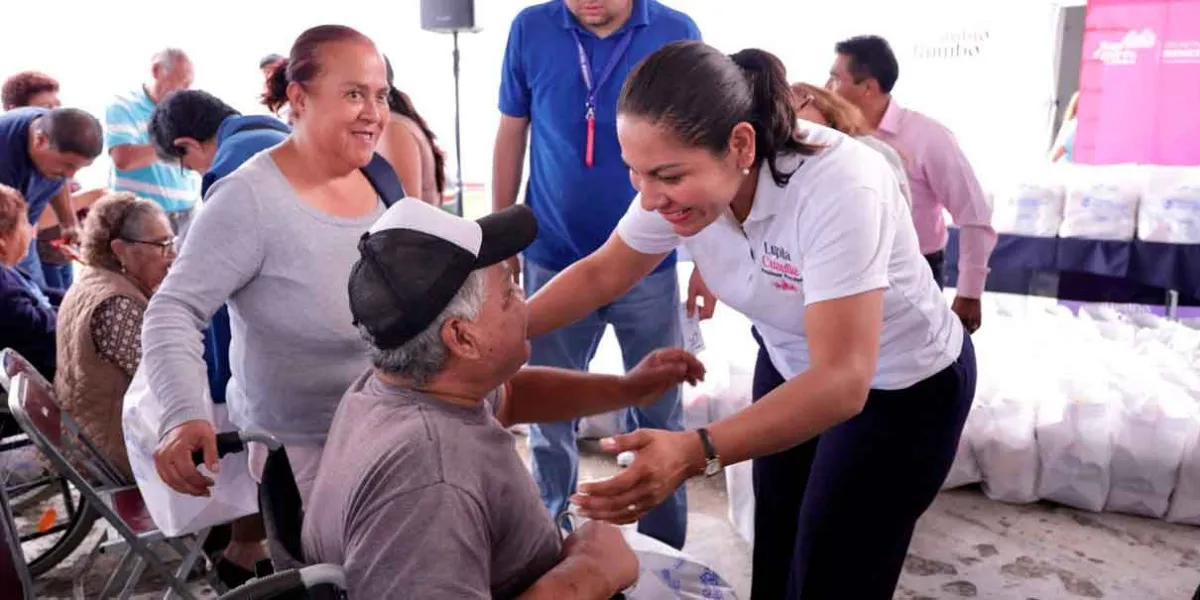 Avanza Lupita Cuautle con la cuarta entrega de apoyos alimentarios