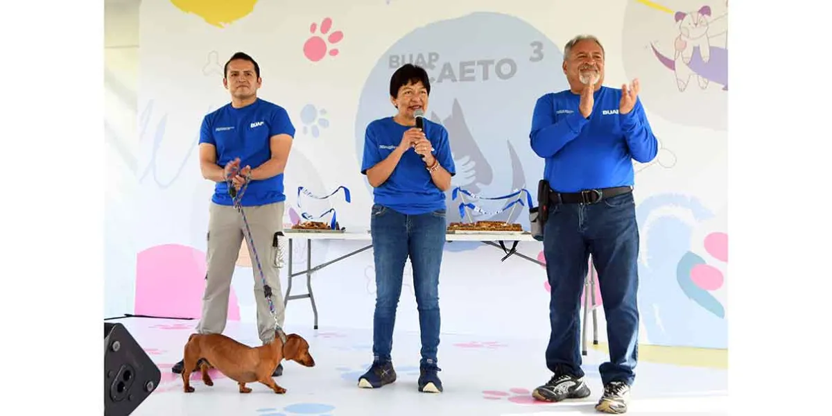 BUAP: CAETO cumple tres años y fortalece la salud emocional con Terapias Asistidas con Perros