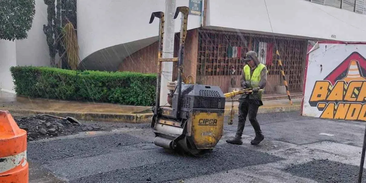 Campaña Capitalina Bacheando Puebla: avanza en atención de bulevares y avenidas primarias