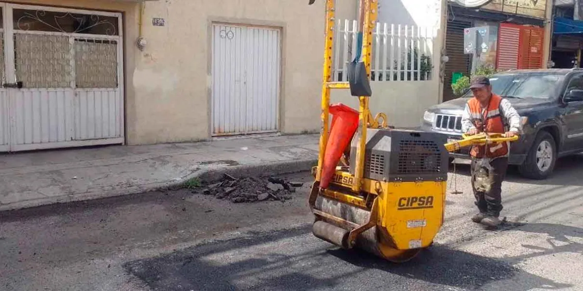 Campaña Capitalina Bacheando Puebla: impulsa la movilidad del transporte público mercantil 