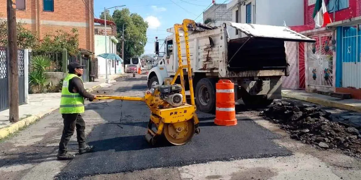 Campaña Capitalina Bacheando Puebla: más de 153 mil baches atendidos