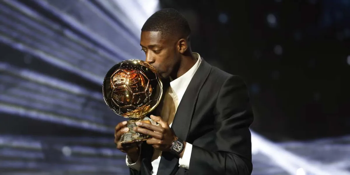 Dembélé recibe Balón de Oro tras histórica temporada con PSG