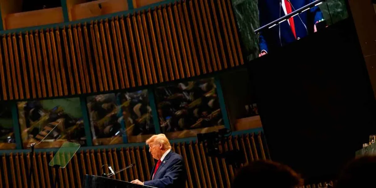 Donald Trump critica a la ONU por reconocer a Palestina durante Asamblea General de la ONU