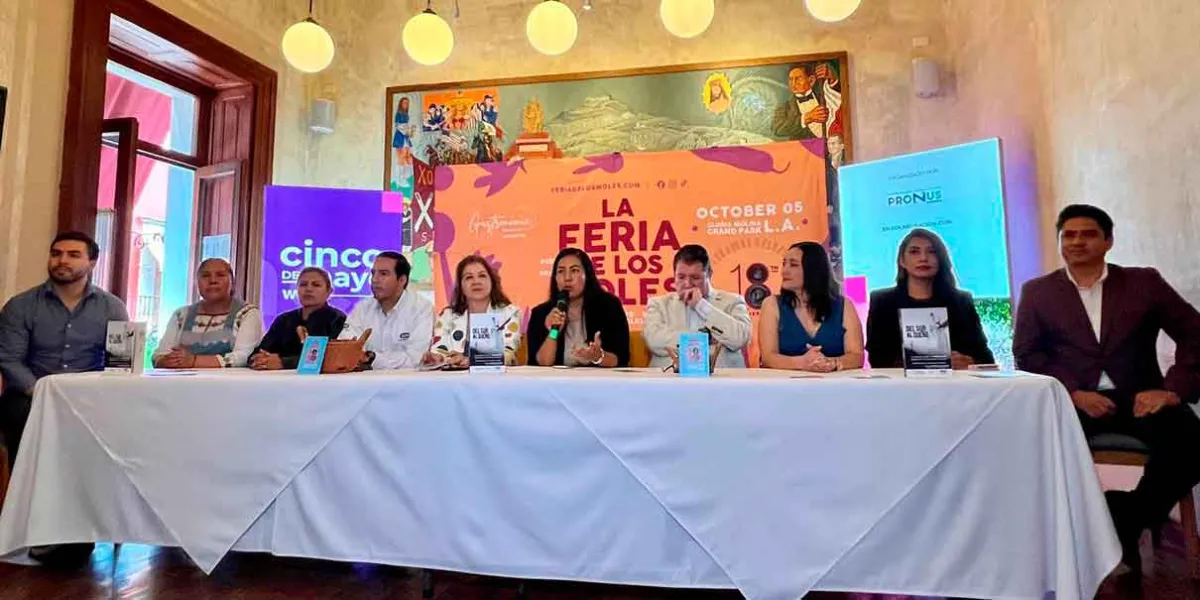 Los Ángeles será sede de la Feria de los Moles 2025 este 5 de octubre