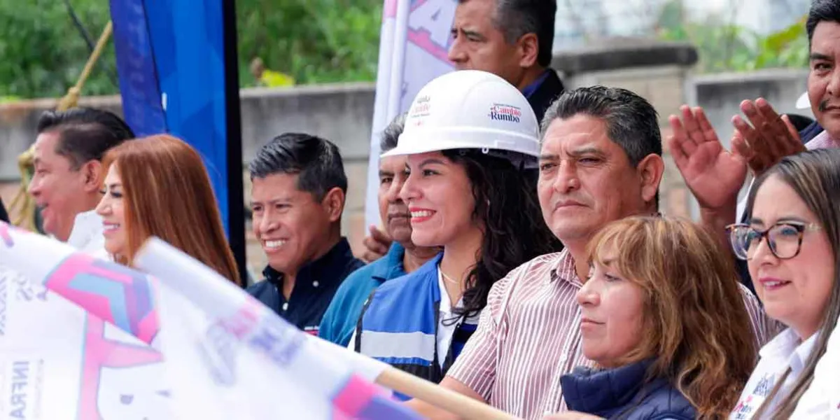 Fortalece Lupita Cuautle infraestructura urbana de San Andrés Cholula
