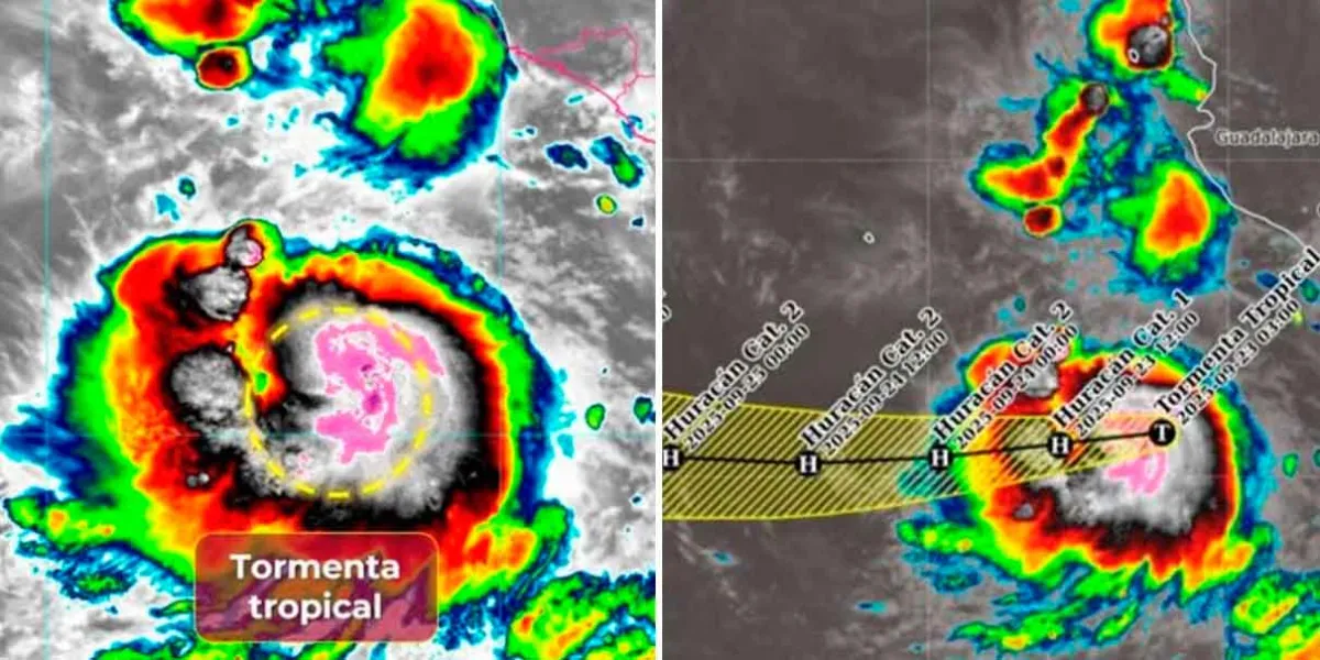 Huracán Narda se fortalece en el Pacífico y provoca lluvias intensas 
