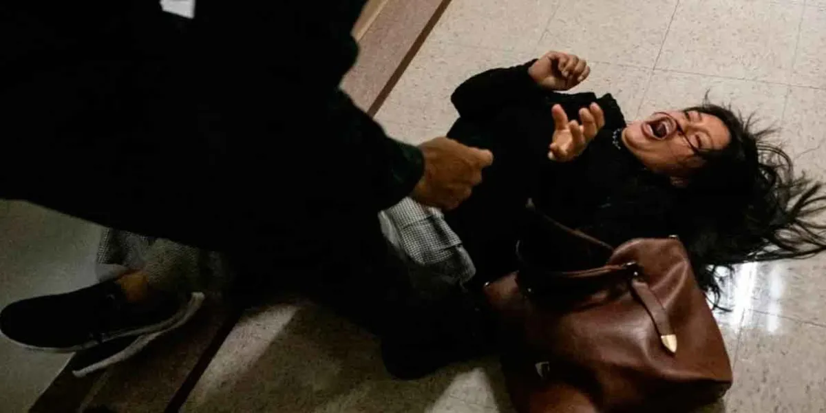 IMÁGENES SENSIBLES. Agente de ICE que empujó a mujer en tribunal de Nueva York es relevado de sus funciones