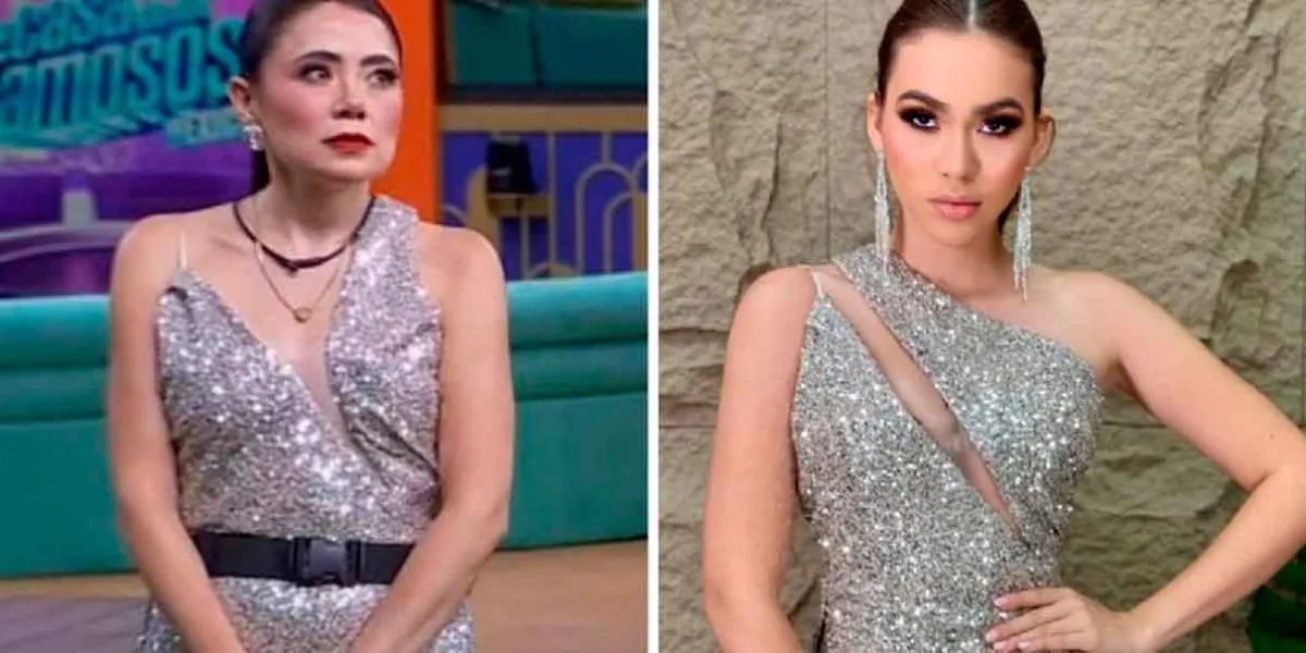 Mariana Botas sufre burlas por vestido mal colocado