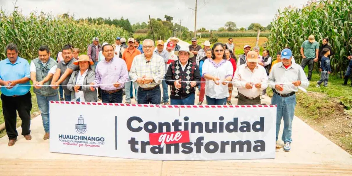Huauchinango cuenta con más calles pavimentadas