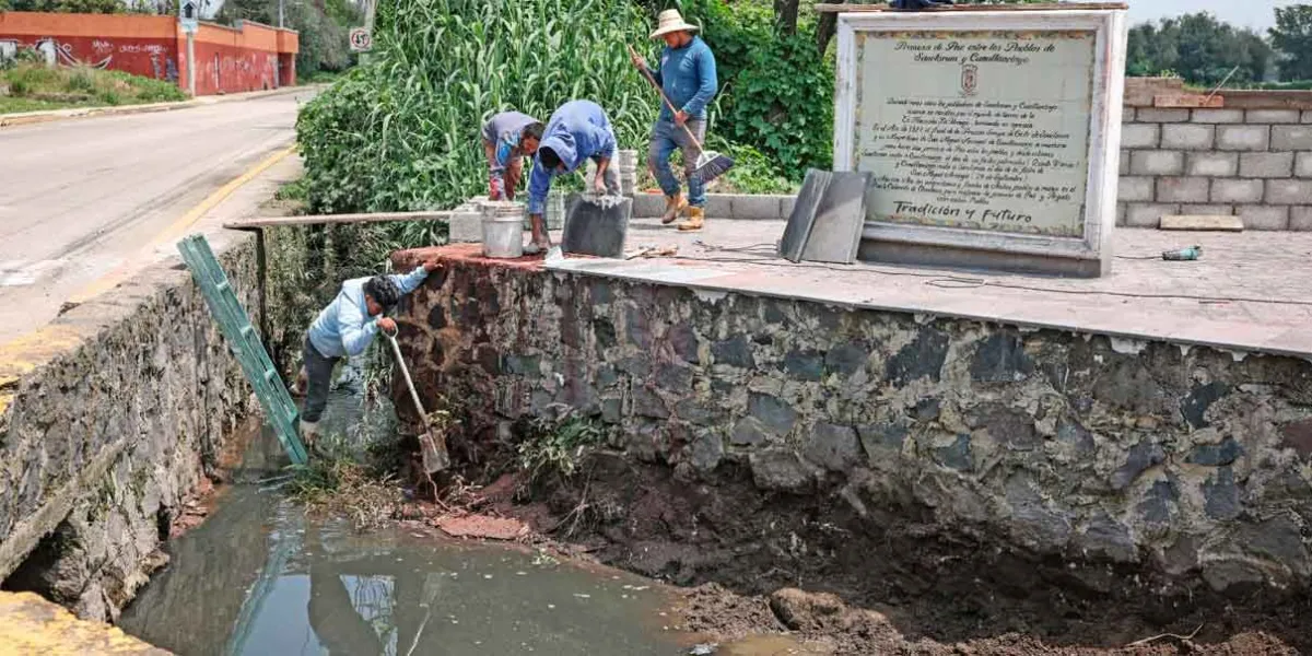 Omar Muñoz da inicio a programa de mantenimiento de canales pluviales