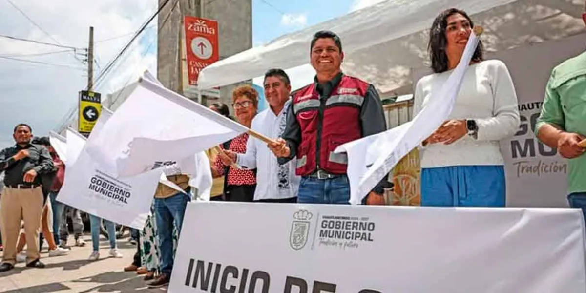 Omar Muñoz inició importante obra de vialidad en beneficio de las familias