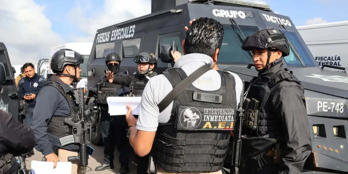 Operativo en Amozoc despliega 197 elementos para buscar desaparecidos