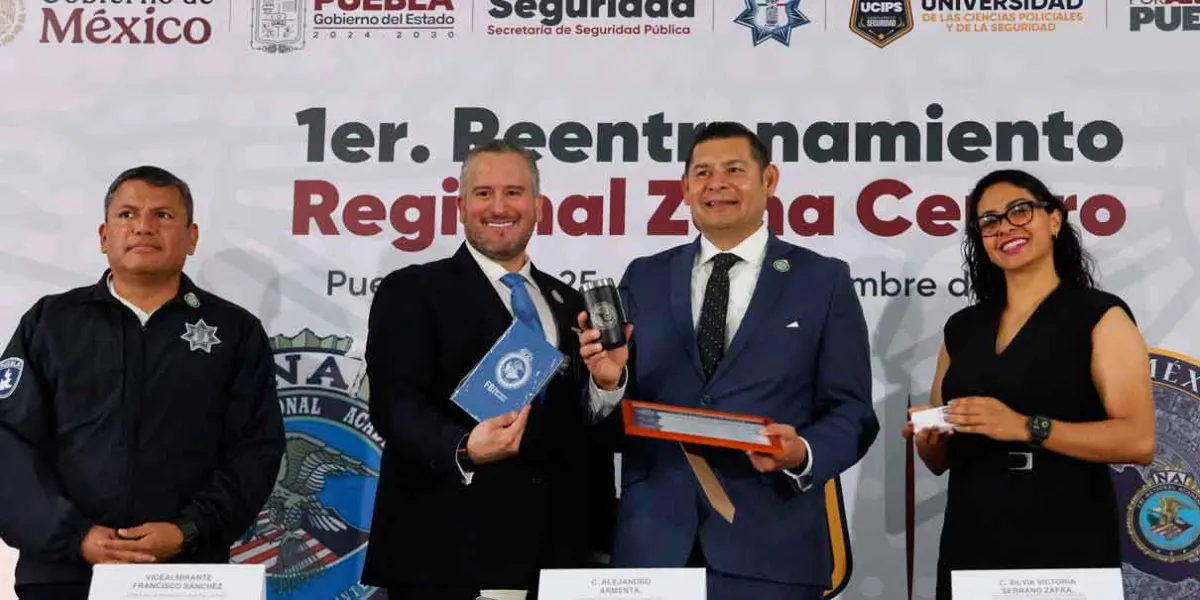 Organismos internacionales colaboran en entrenamiento de cuerpos de Seguridad; Puebla a la vanguardia