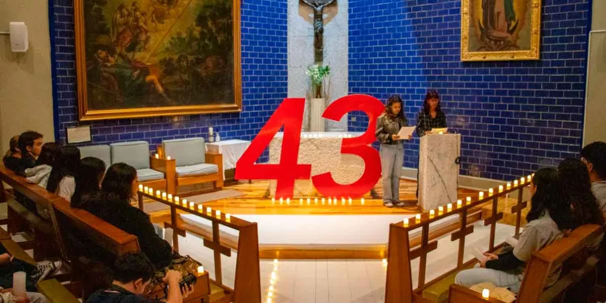 Seguimos caminando a 11 años: IBERO Puebla se une al clamo por los 43 de Ayotzinapa