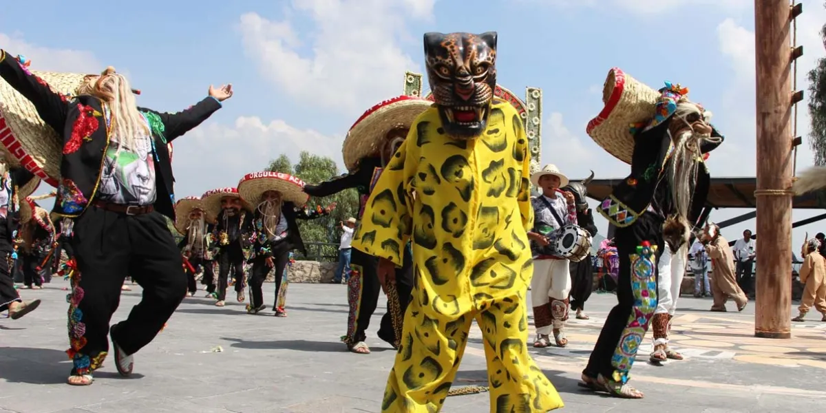 Tradición, música y danza, el sello ancestral del Atlixcayotontli