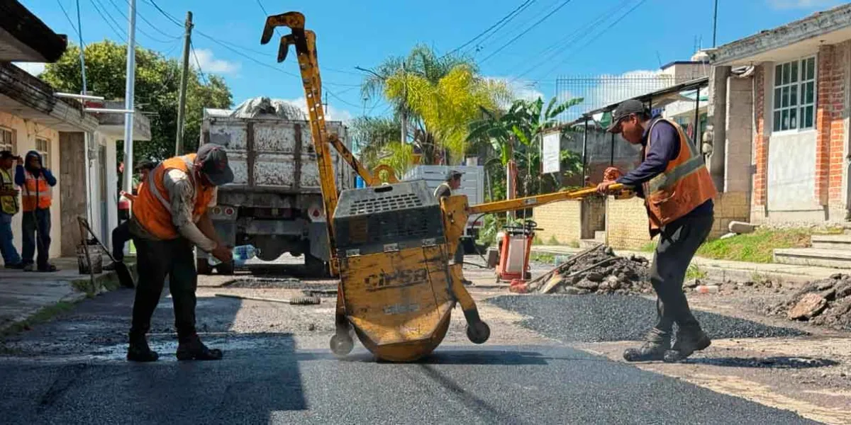 Bacheando Puebla superó los 123 mil baches tapados en la capital