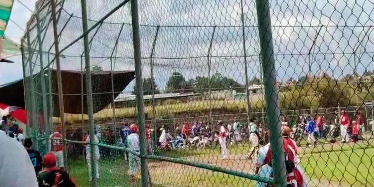 Terminó en riña un partido de beis en San Matías Tlalancaleca